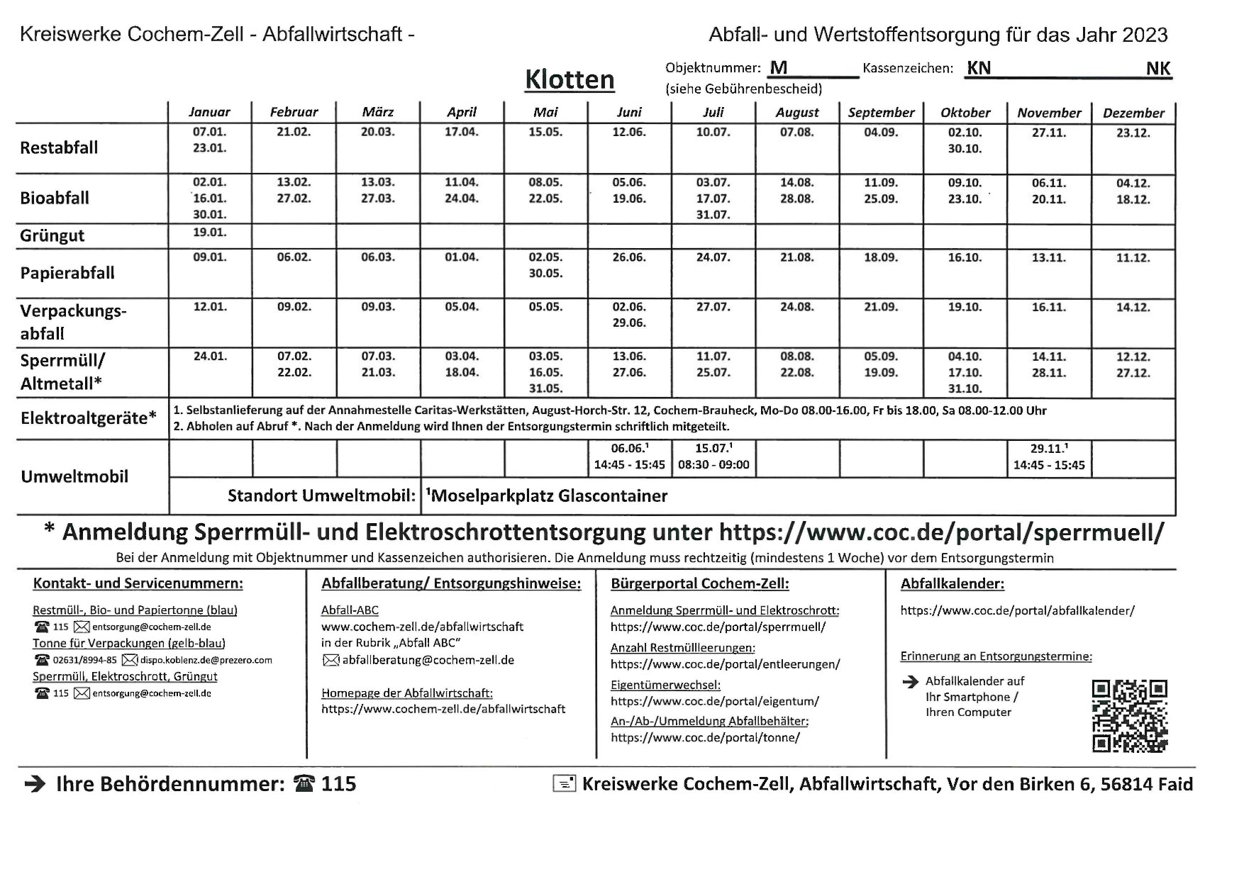 Müllkalender2023 Seite 1